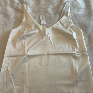 Banana Republic Ivory Satin Camisole